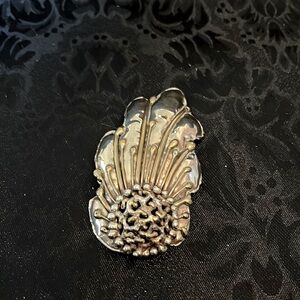 Gold metal pin